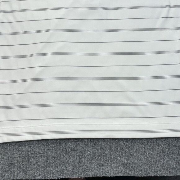 Nike Sleeveless Top Women’s Large Golf White Dri Fit The Players Logo Stripes Lg - Picture 14 of 15